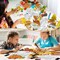 36PCS Thanksgiving Christian Crafts Kit – Turkey, Pumpkin & Jesus DIY Coloring Magnets for Kids, Fall Religious Sunday School Crafts & Autumn Activity Supplies (Thanksgiving) 7.87 x 7.87 x 0.03 inches